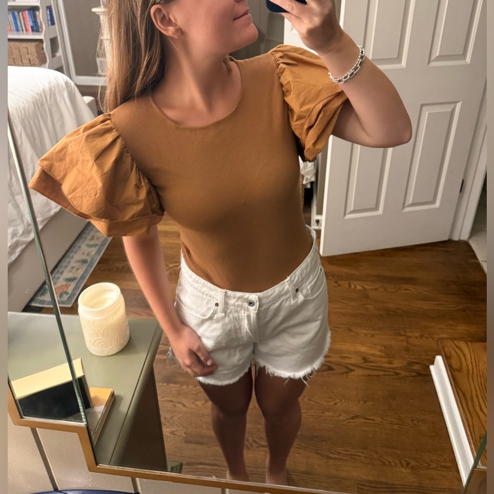 Vestique brown body suit